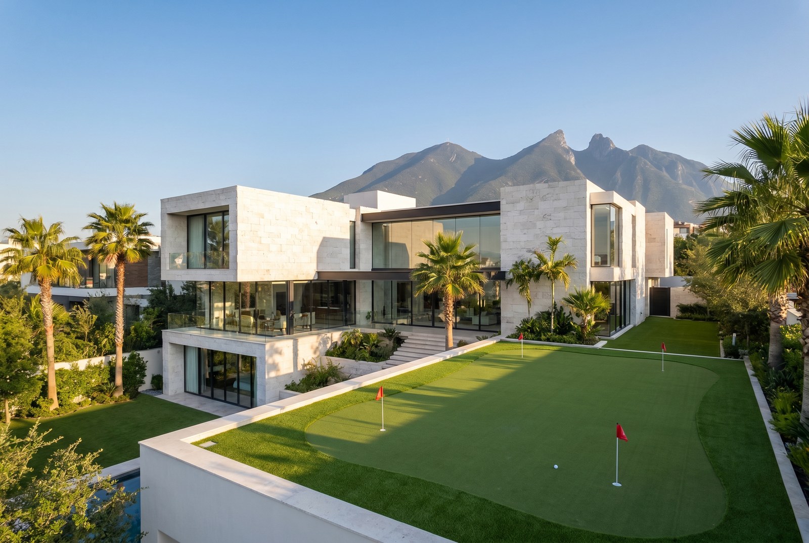 Putting green premium residencia San Pedro Garza García Monterrey